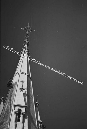 THE CHURCH SPIRES OF DROGHEDA, STEEPLEJACK AT WORK